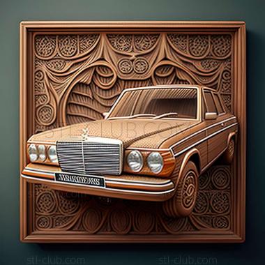 3D мадэль Mercedes Benz W123 (STL)